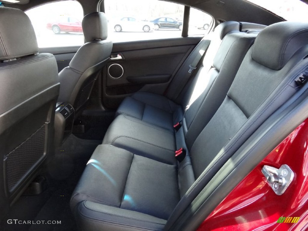 2009 Pontiac G8 GXP Rear Seat Photos