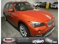 2013 Valencia Orange BMW X1 sDrive 28i  photo #1