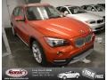 2013 Valencia Orange BMW X1 sDrive 28i  photo #1