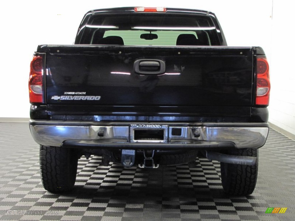 2006 Silverado 1500 Z71 Extended Cab 4x4 - Black / Dark Charcoal photo #4