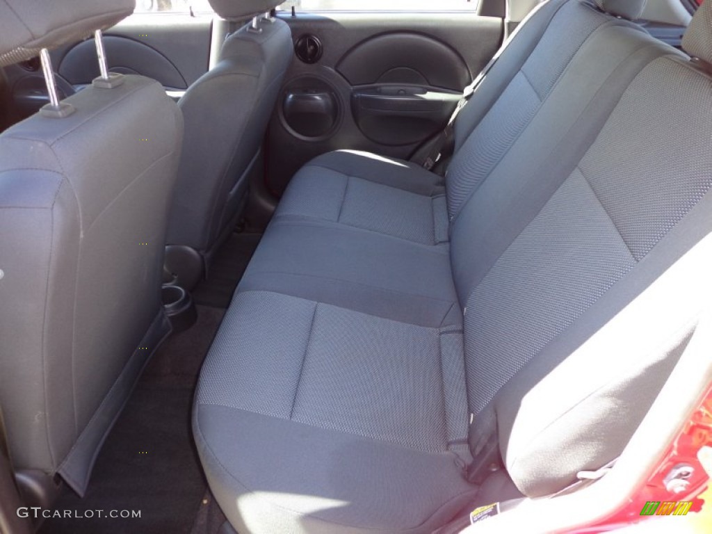 2006 Chevrolet Aveo LT Hatchback Rear Seat Photo #76861854