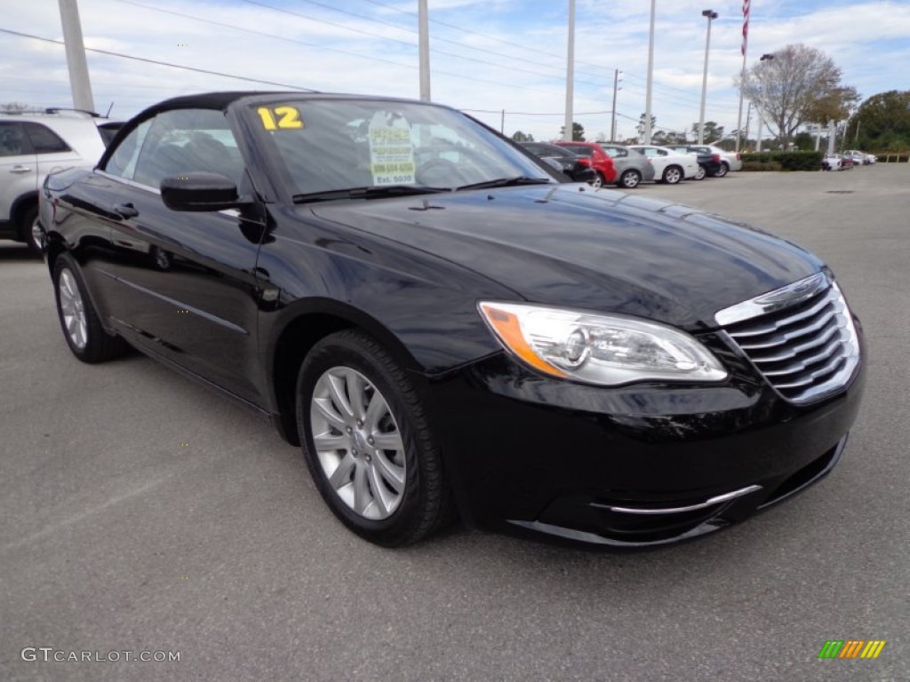 Black 2012 Chrysler 200 Touring Convertible Exterior Photo #76863126
