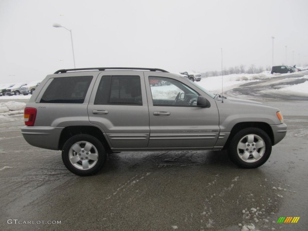 Silverstone Metallic 2001 Jeep Grand Cherokee Limited 4x4 Exterior Photo #76863345