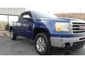 2013 Heritage Blue Metallic GMC Sierra 1500 SLE Extended Cab 4x4  photo #2