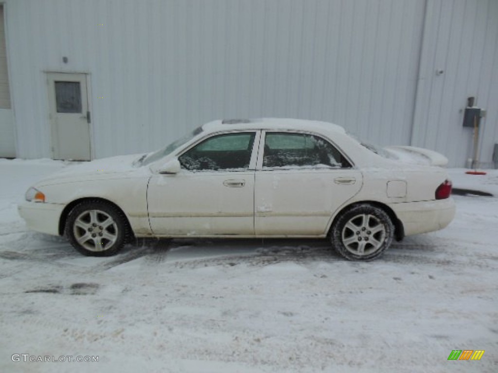 Glacier White Mazda 626