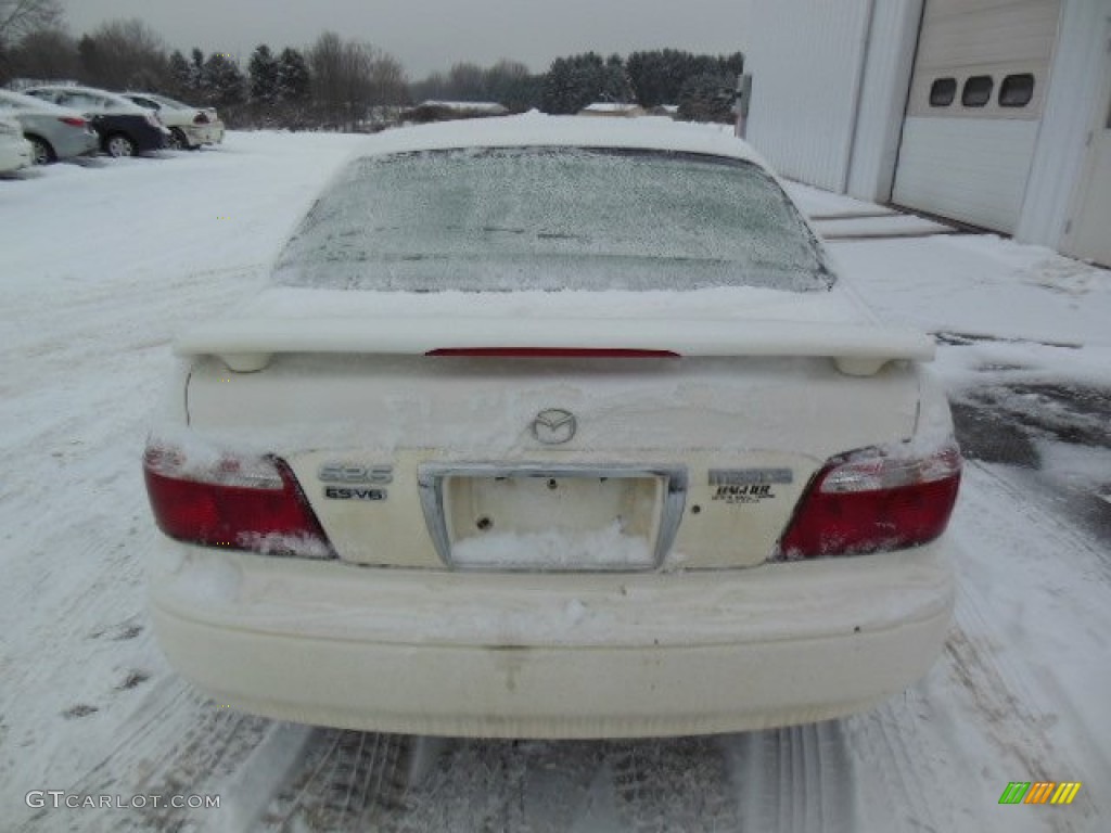 2001 626 ES - Glacier White / Beige photo #5