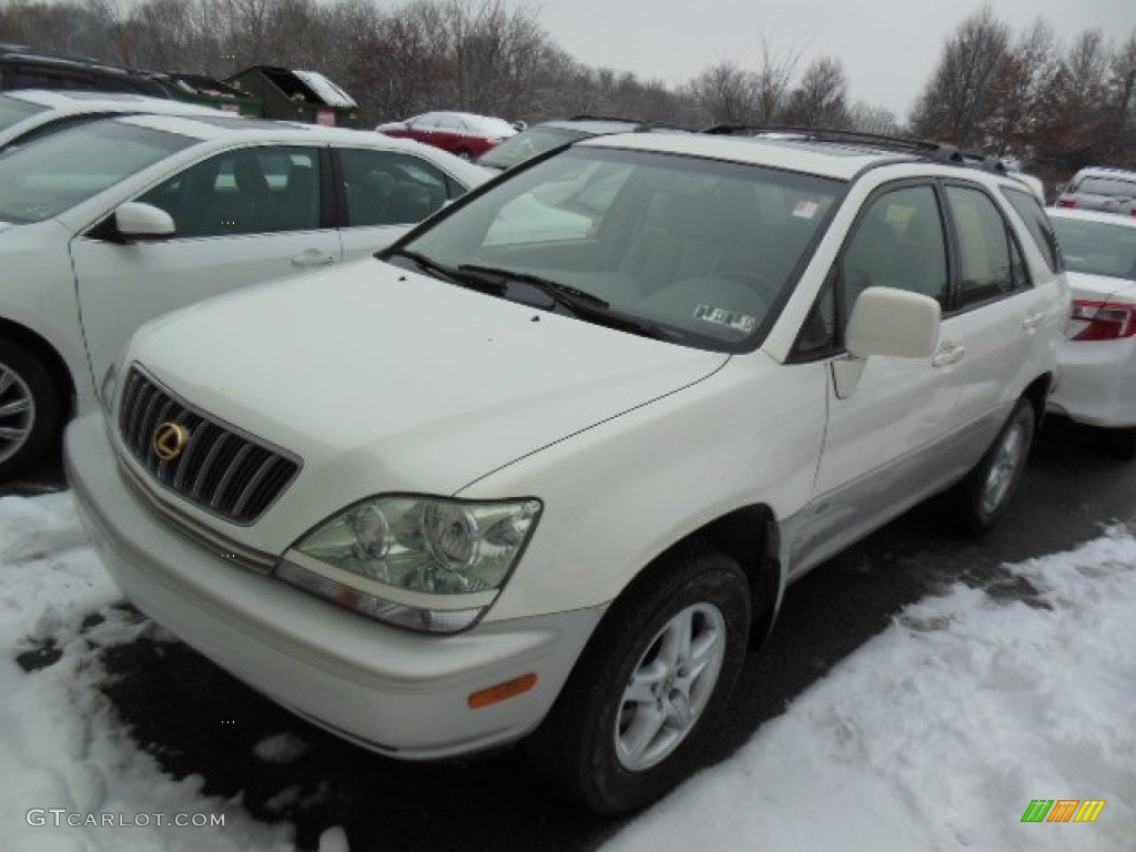 2003 RX 300 AWD - White Gold Crystal / Ivory photo #3