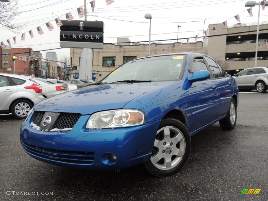 Sapphire Blue Metallic Nissan Sentra