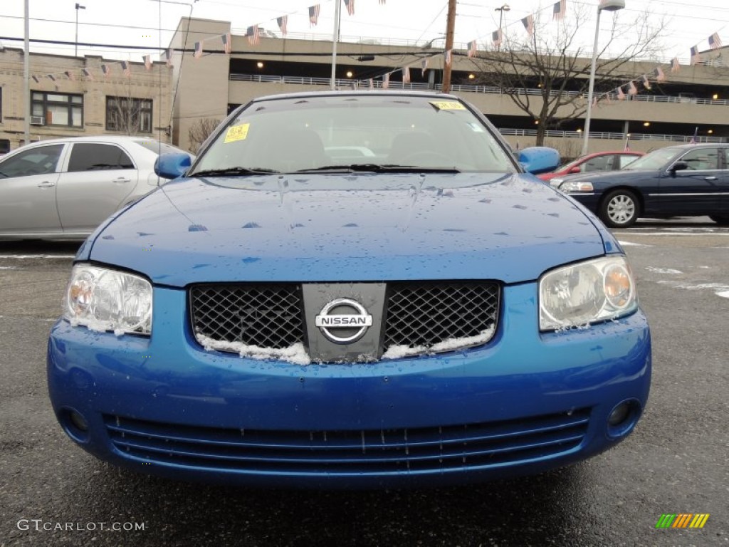 2006 Sentra 1.8 S Special Edition - Sapphire Blue Metallic / Charcoal photo #3