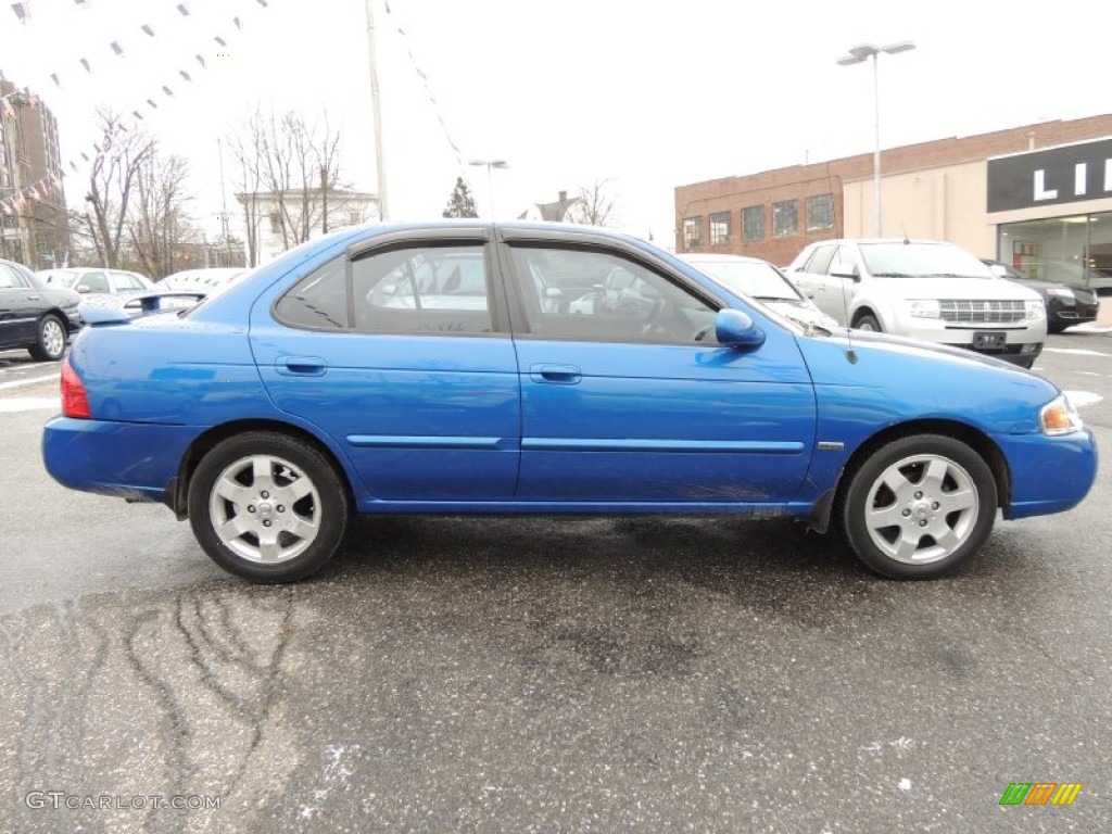2006 Sentra 1.8 S Special Edition - Sapphire Blue Metallic / Charcoal photo #5