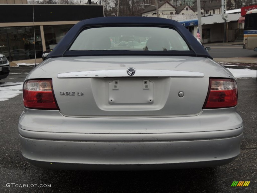 2004 Sable LS Premium Sedan - Silver Frost Metallic / Medium Graphite photo #8