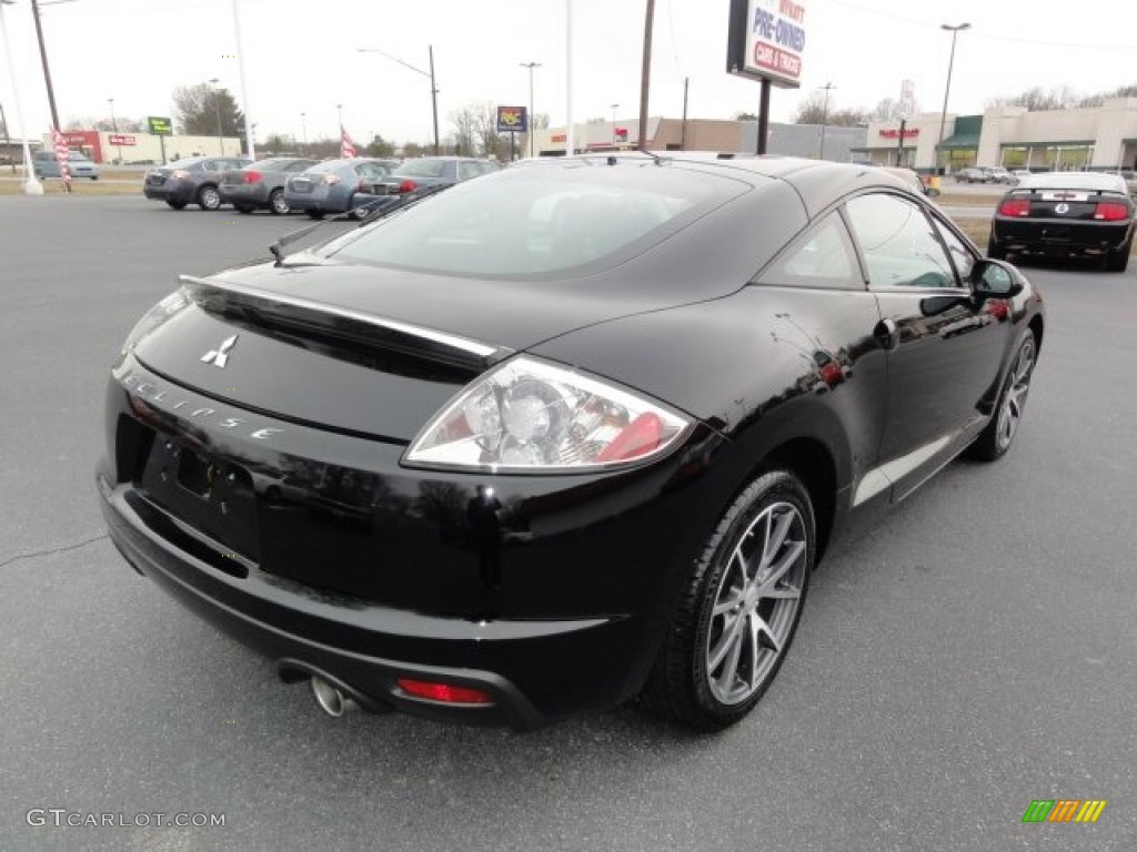 2012 Eclipse GS Coupe - Kalapana Black / Dark Charcoal photo #5