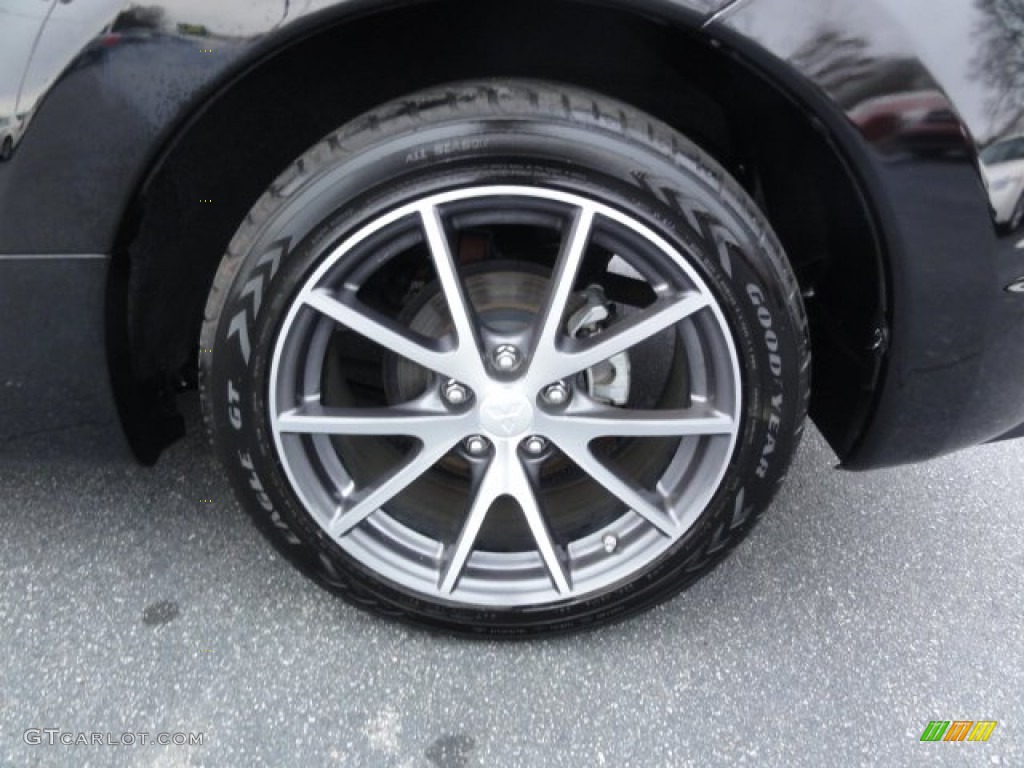 2012 Eclipse GS Coupe - Kalapana Black / Dark Charcoal photo #8