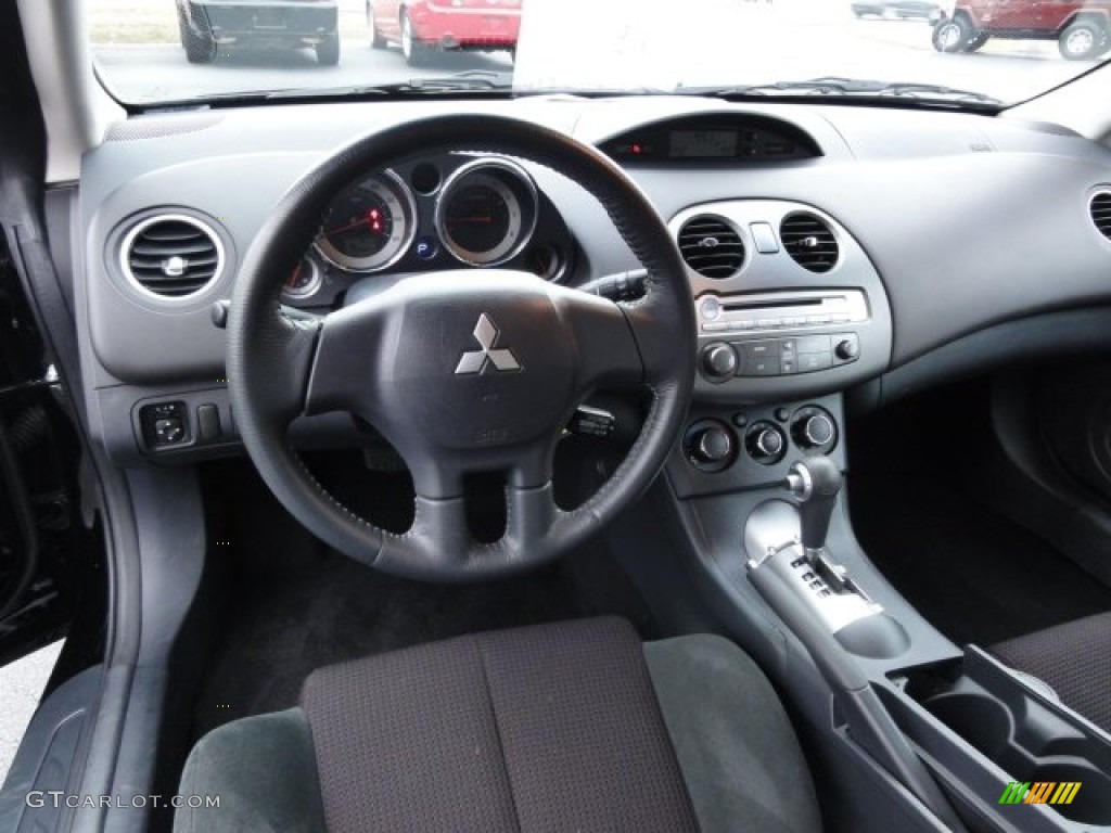 2012 Eclipse GS Coupe - Kalapana Black / Dark Charcoal photo #12