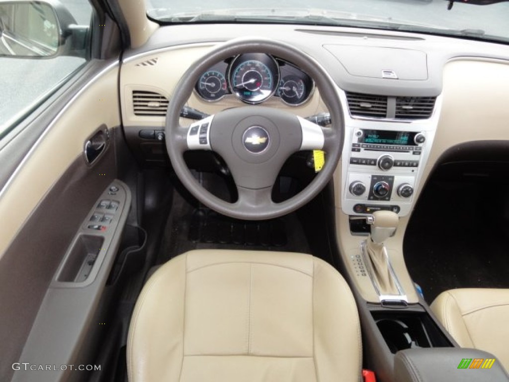 2010 Chevrolet Malibu LS Sedan Cocoa/Cashmere Dashboard Photo #76866231