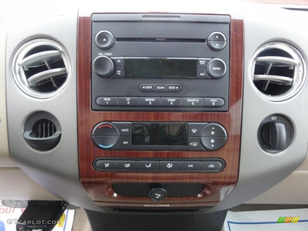 2005 F150 Lariat SuperCrew - Aspen Green Metallic / Tan photo #13