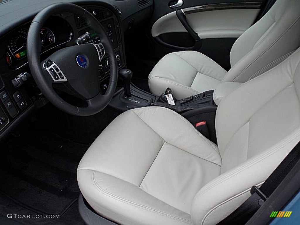 Parchment Interior 2008 Saab 9-5 Aero SportCombi Photo #76866567