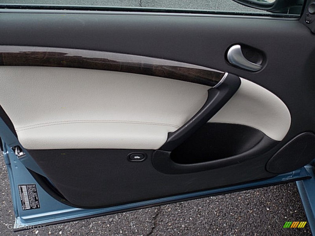 2008 Saab 9-5 Aero SportCombi Parchment Door Panel Photo #76866570