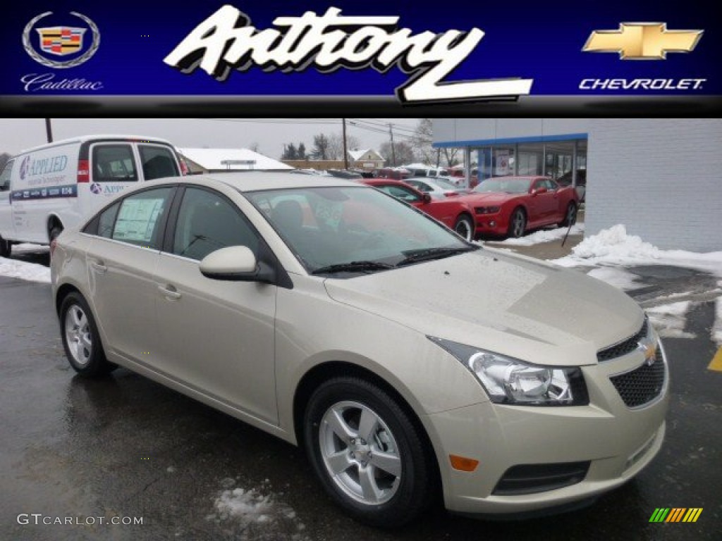 2013 Cruze LT - Champagne Silver Metallic / Jet Black photo #1