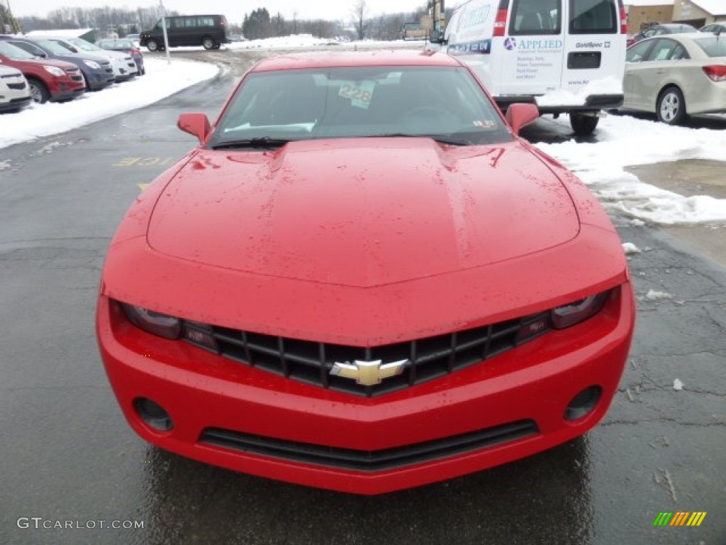Victory Red 2013 Chevrolet Camaro LS Coupe Exterior Photo #76867257