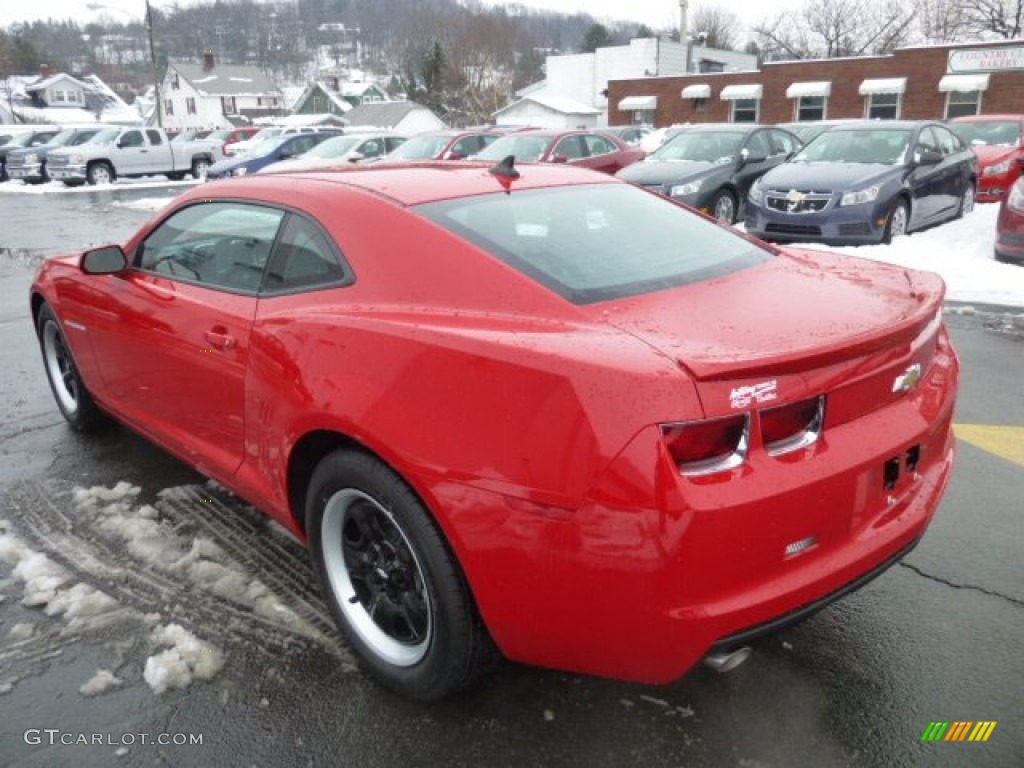 Victory Red 2013 Chevrolet Camaro LS Coupe Exterior Photo #76867266