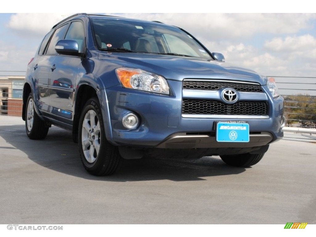 2009 RAV4 Limited - Pacific Blue Metallic / Sand Beige photo #1