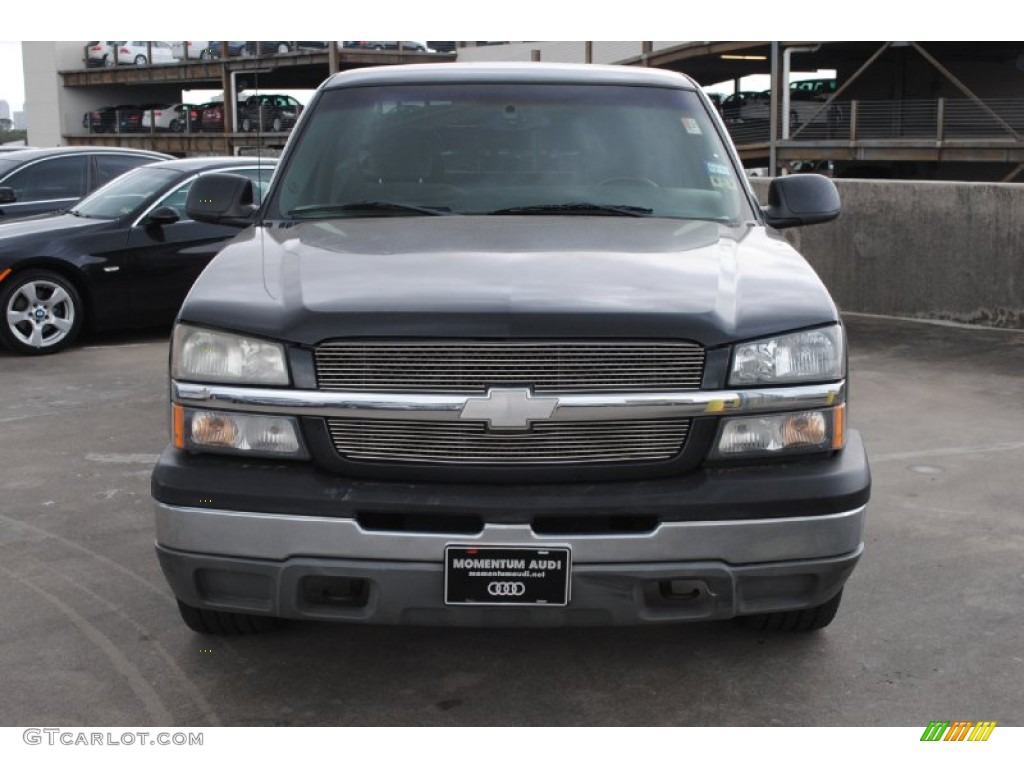 2003 Silverado 1500 LS Extended Cab - Dark Gray Metallic / Dark Charcoal photo #2