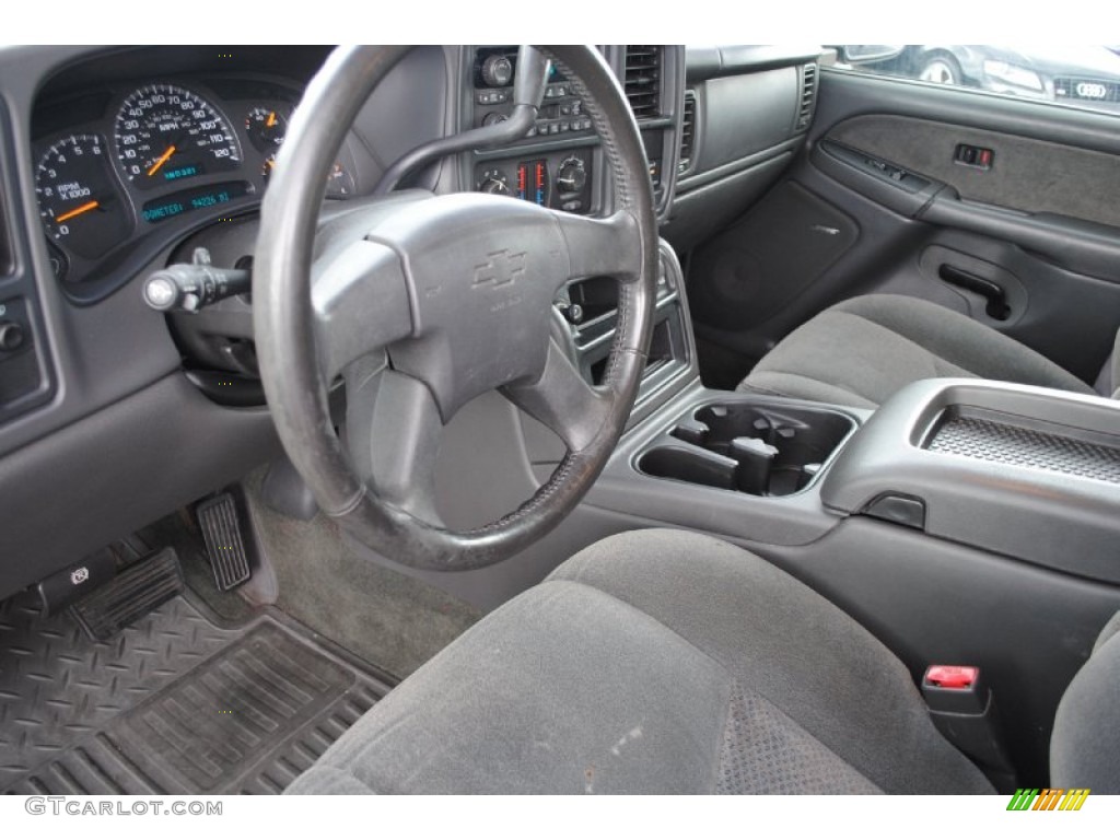 2003 Silverado 1500 LS Extended Cab - Dark Gray Metallic / Dark Charcoal photo #12