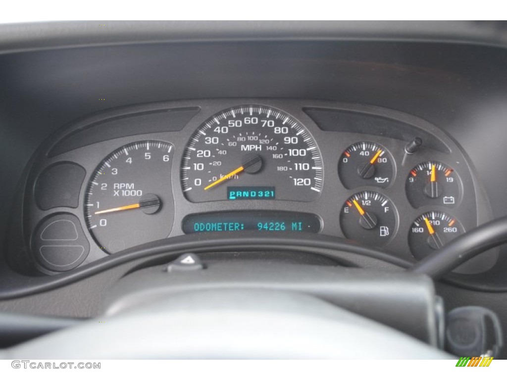 2003 Chevrolet Silverado 1500 LS Extended Cab Gauges Photo #76868439