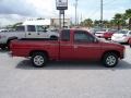 1997 Aztec Red Nissan Hardbody Truck XE Extended Cab  photo #4