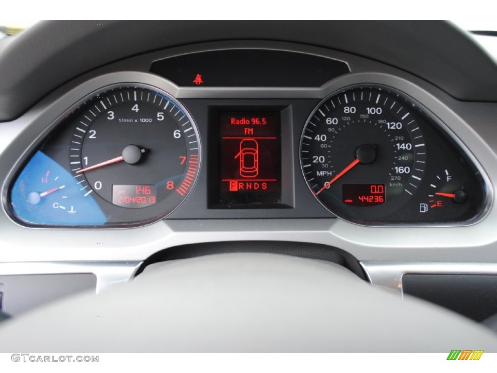 2008 Audi A6 3.2 quattro Sedan Gauges Photo #76868763