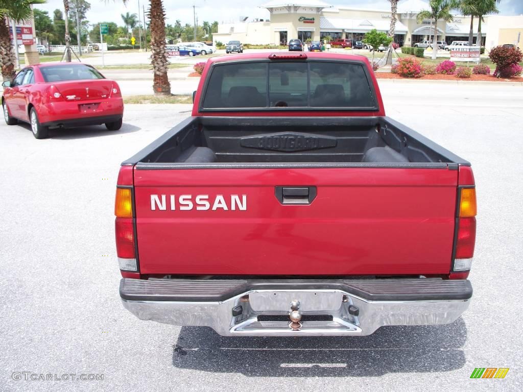 1997 Hardbody Truck XE Extended Cab - Aztec Red / Dark Gray photo #6