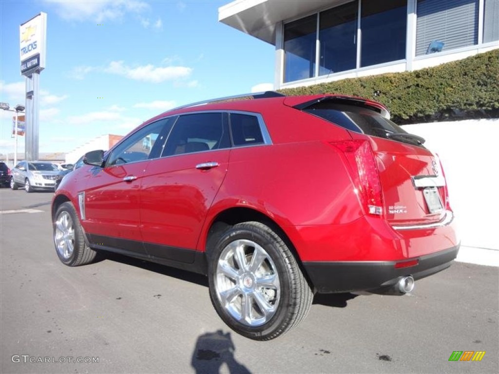 2013 SRX Performance AWD - Crystal Red Tintcoat / Shale/Brownstone photo #4