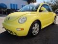 2000 Yellow Volkswagen New Beetle GLS Coupe  photo #7