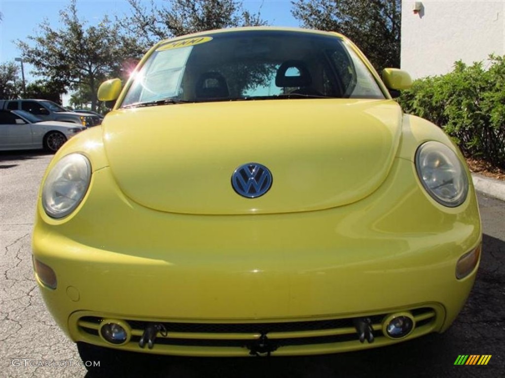 2000 New Beetle GLS Coupe - Yellow / Black photo #8