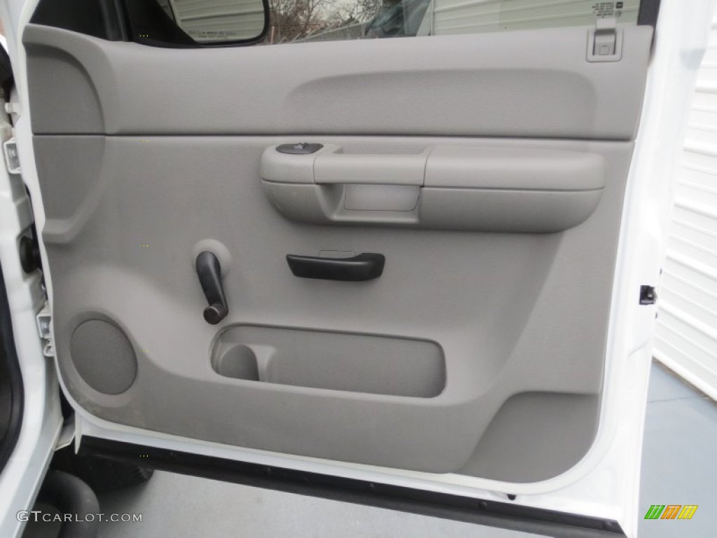 2009 Chevrolet Silverado 2500HD LS Crew Cab Dark Titanium Door Panel Photo #76871216