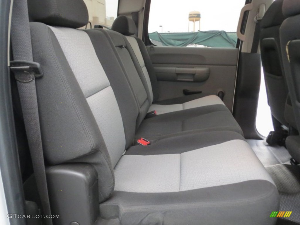 2009 Chevrolet Silverado 2500HD LS Crew Cab Rear Seat Photo #76871228