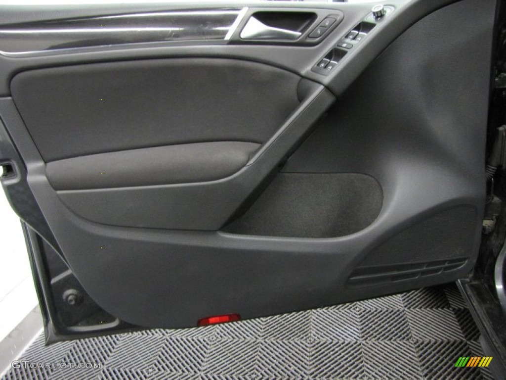 2010 GTI 4 Door - Carbon Grey Steel / Interlagos Plaid Cloth photo #10