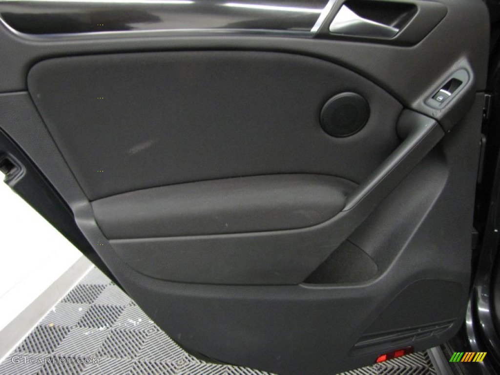 2010 Volkswagen GTI 4 Door Interlagos Plaid Cloth Door Panel Photo #76871560