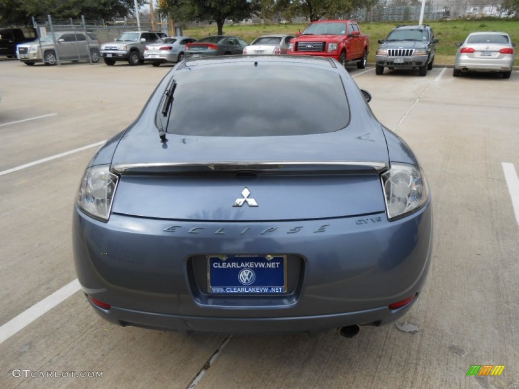 2007 Eclipse GT Coupe - Still Blue Pearl / Medium Gray photo #6
