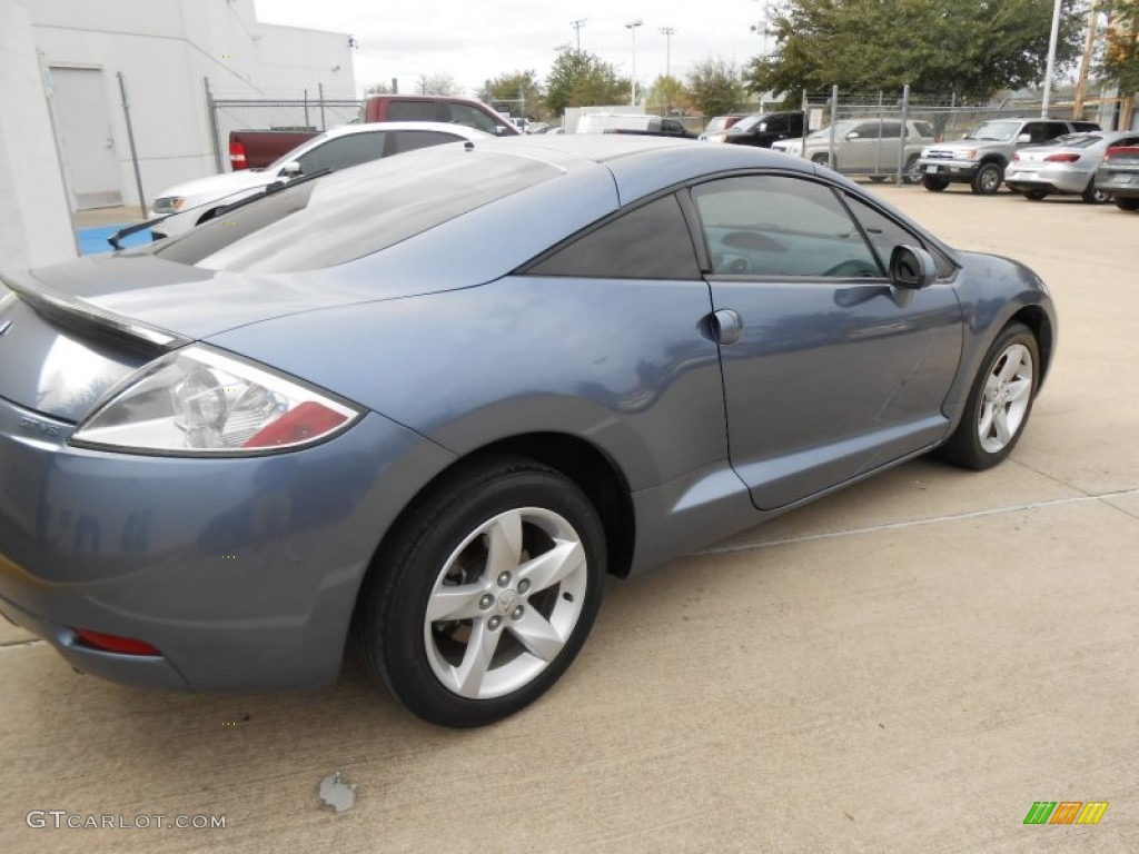 2007 Eclipse GT Coupe - Still Blue Pearl / Medium Gray photo #7