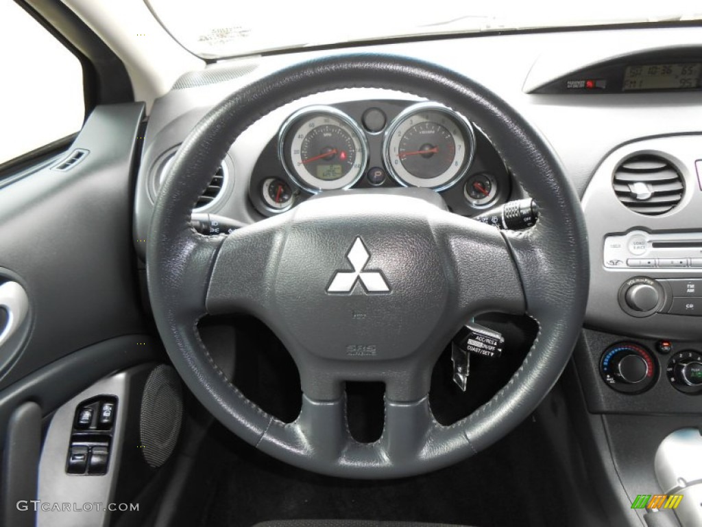 2007 Eclipse GT Coupe - Still Blue Pearl / Medium Gray photo #22