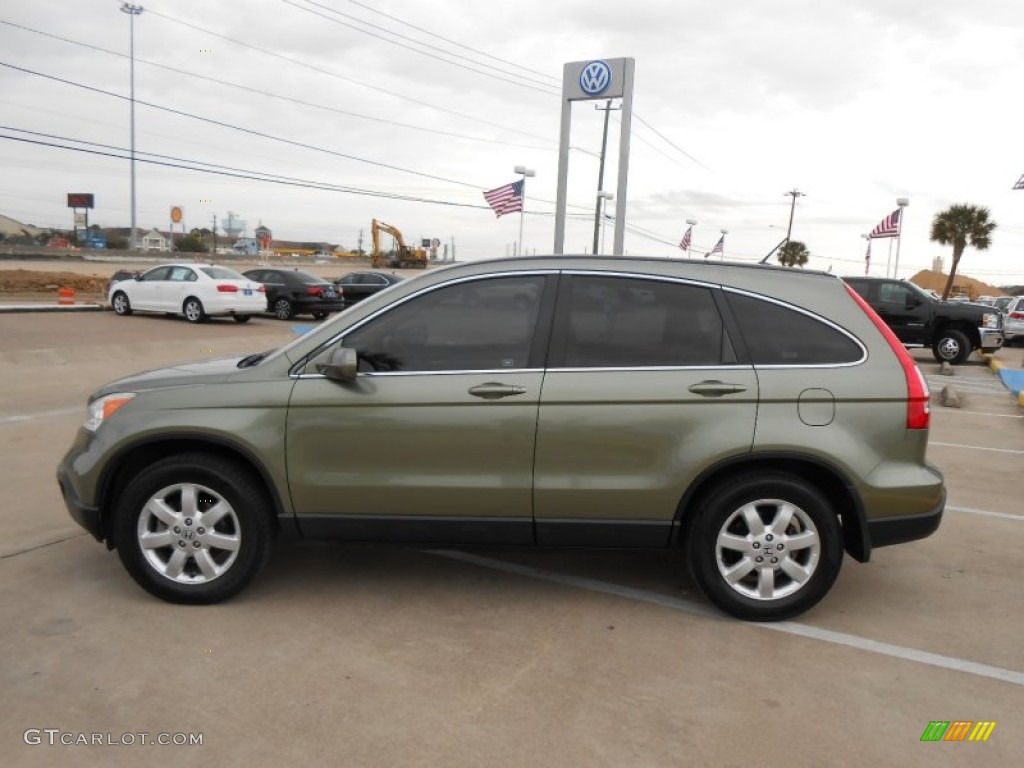 2008 CR-V EX-L - Green Tea Metallic / Ivory photo #4
