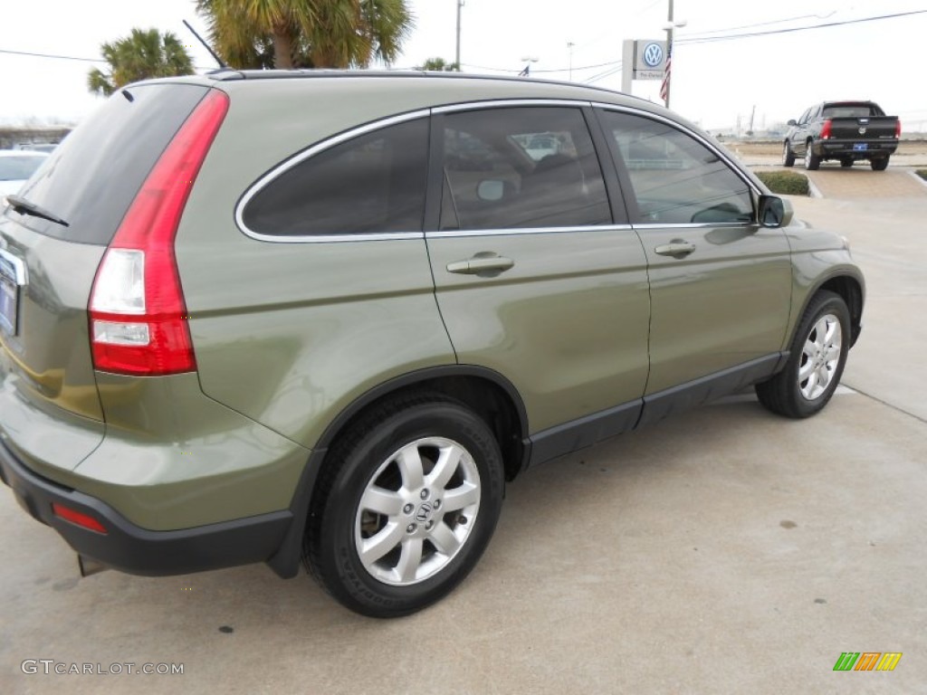 2008 CR-V EX-L - Green Tea Metallic / Ivory photo #7