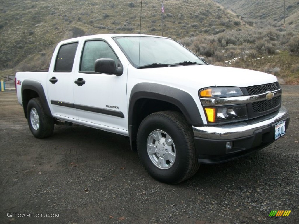 Summit White 2004 Chevrolet Colorado LS Crew Cab Exterior Photo #76872828