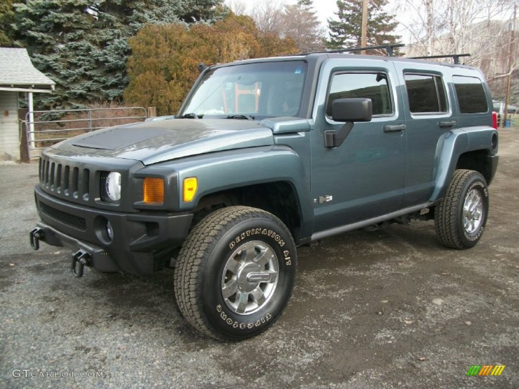 Slate Blue Metallic 2006 Hummer H3 Standard H3 Model Exterior Photo #76872846