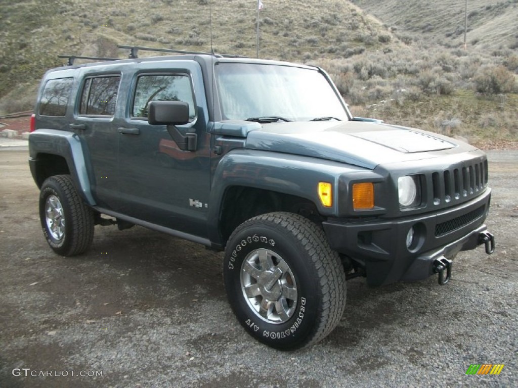 Slate Blue Metallic 2006 Hummer H3 Standard H3 Model Exterior Photo #76872916
