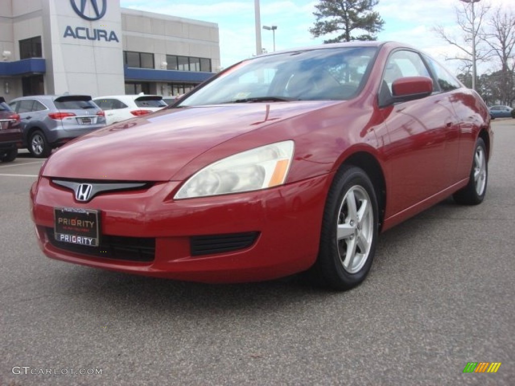 2003 Accord EX-L Coupe - San Marino Red / Ivory photo #1