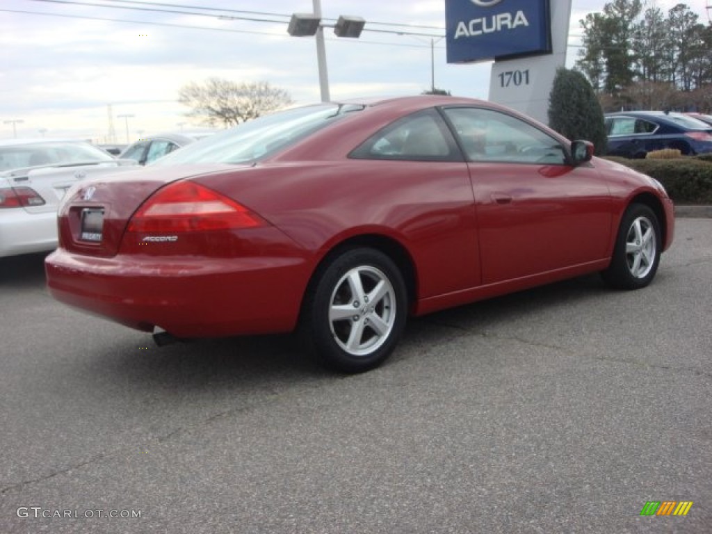 2003 Accord EX-L Coupe - San Marino Red / Ivory photo #4