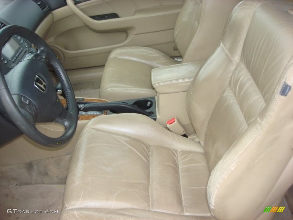 2003 Accord EX-L Coupe - San Marino Red / Ivory photo #8